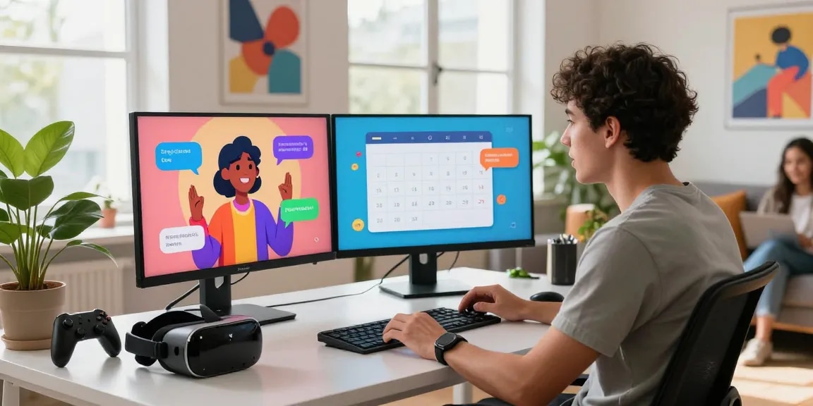 Interactive spicy ai chat environment showcasing vibrant digital workspace, engaging user experience, and modern technology.