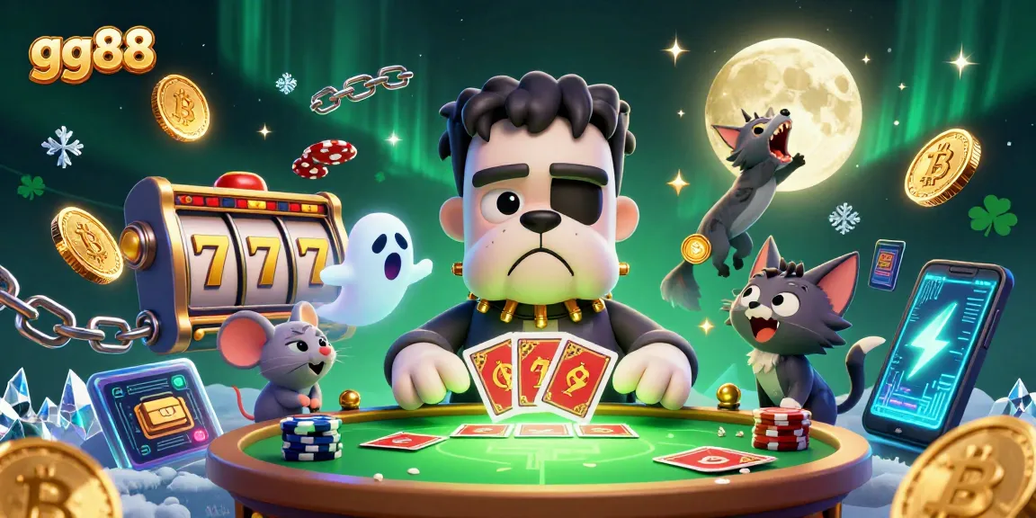 Experience thrilling gameplay with gg88's vibrant casino scene featuring playful characters and exciting elements.