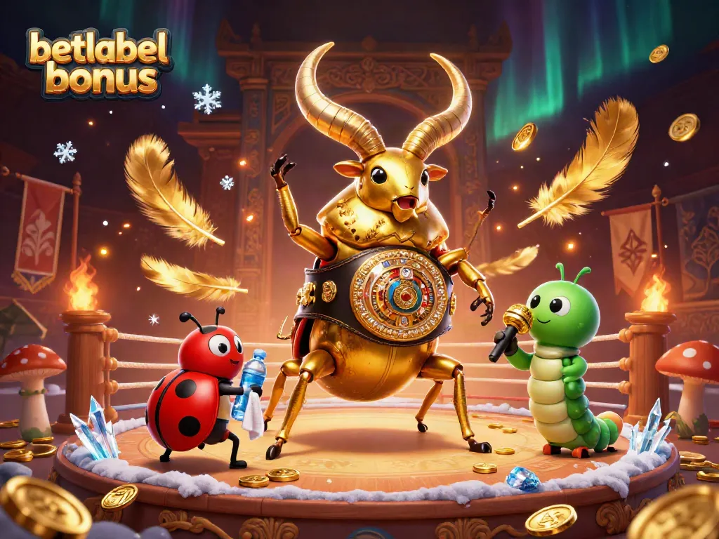 Experience the excitement of the betlabel bonus with dynamic characters in a vibrant casino setting.