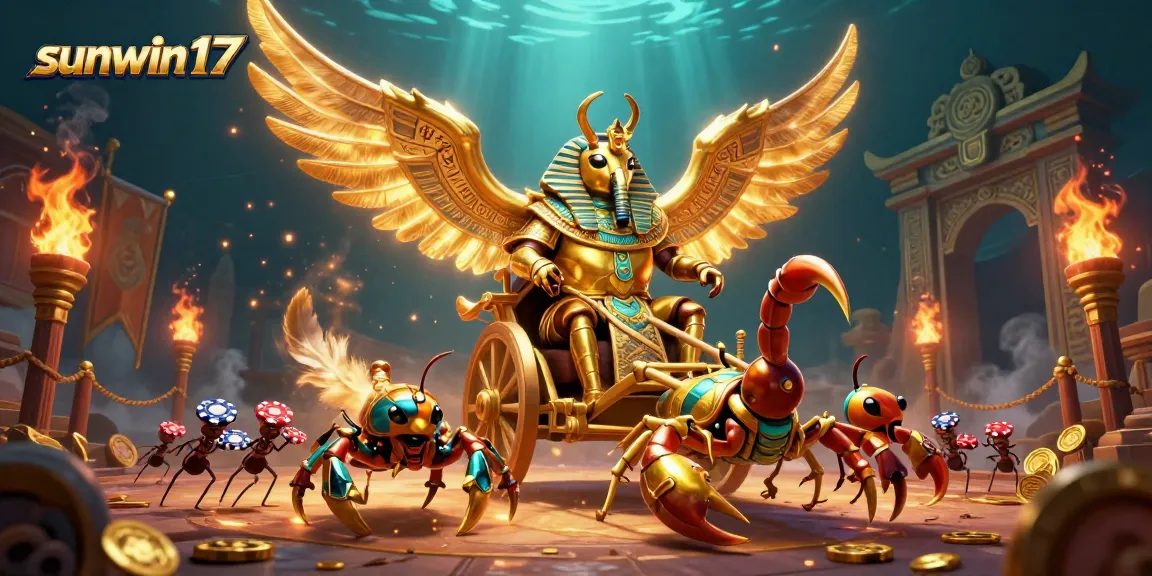 Engage in thrilling action at sunwin17 with a vibrant 3D casino scene showcasing vibrant gambling elements and characters.