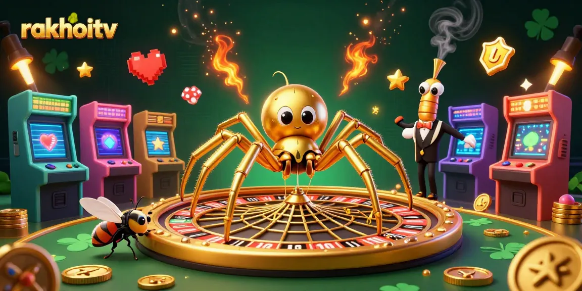 Experience the thrill of rakhoitv as cartoon characters delve into a vibrant casino world.