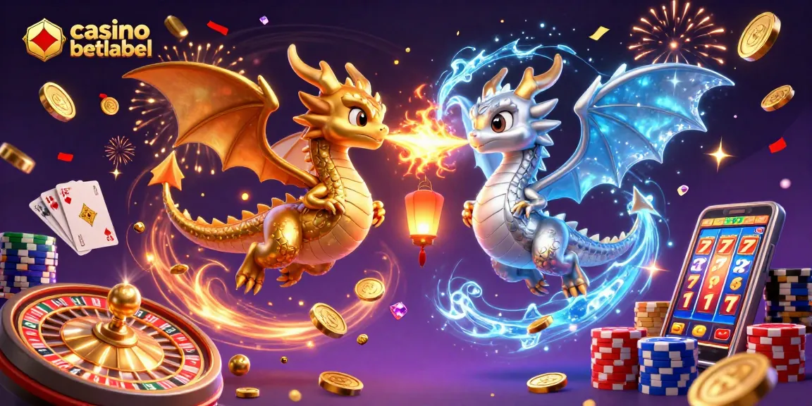 Engage with casino betlabel and explore thrilling gaming experiences amidst dragons and casino elements.