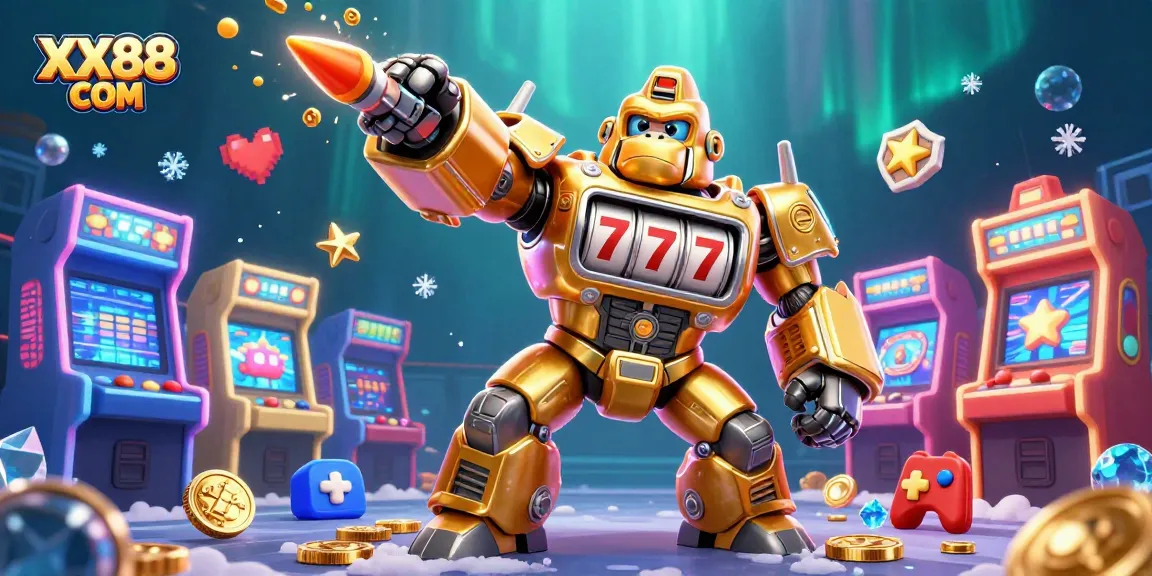 Experience thrilling gameplay at XX88 COM with vibrant slot machines and dynamic characters.