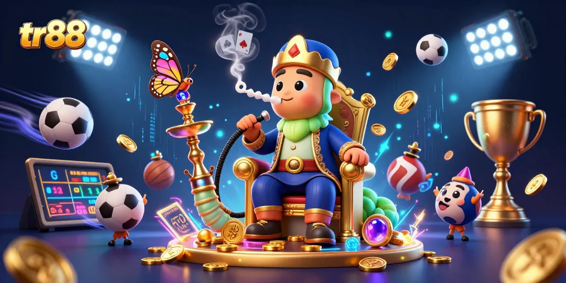 Experience the thrill of tr88 with an immersive 3D casino scene featuring vibrant characters and dynamic action.