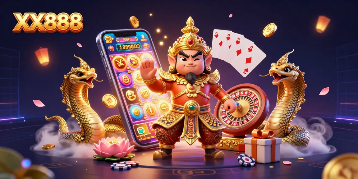Spin the reels at XX888 with vibrant slot games featuring golden treasures and lucky symbols.