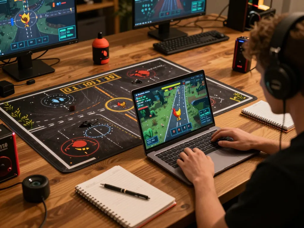 Coinvolgente nell'gaming online di Chicken Road recensioni, pianificando strategicamente le scommesse e godendo del gameplay.