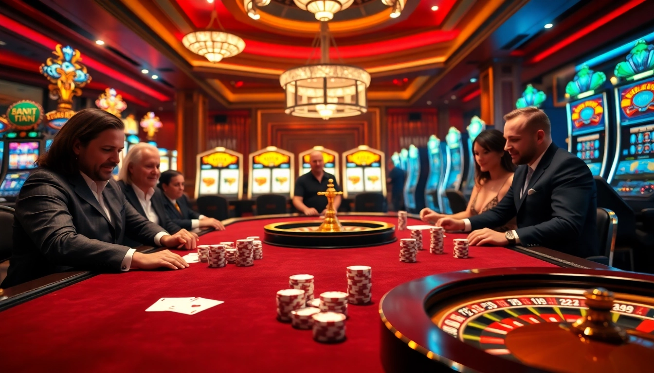 C168 poker players enjoying a high-stakes game at an elegant casino table